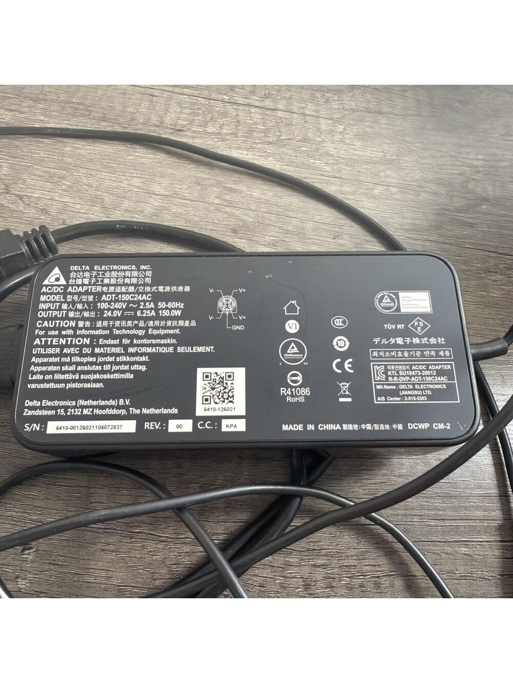 Prusa Mini 24v Power Supply AC DC Adapter 4 Pin Original OEM 3D ADT-150C24AC